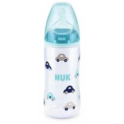 NUK Premium Choice 300ml PP Bottle (0-6M) -Baby Product nuk premium choice pp bottle with silicone teat 300ml blue