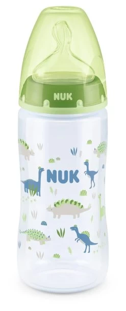 NUK Premium Choice 300ml PP Bottle (0-6M) -Baby Product nuk premium choice pp bottle with silicone teat 300ml green