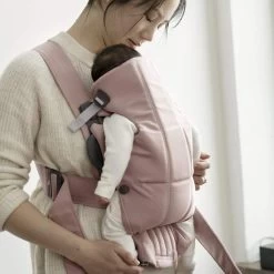 BABYBJORN Mini Baby Carrier Cotton (5 Colors) 22 BABYBJORN Mini Baby Carrier Cotton (5 Colors) -Baby Product old rose 3