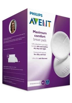 Philips Avent Maximum Comfort Disposable Breast Pad - 100 Pcs -Baby Product original