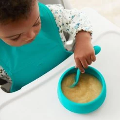 OXO TOT Silicone Bowl (3 Colours) -Baby Product ox207007 zlo 05 babymatters oxo tot silicone kom teal 361f2ab1