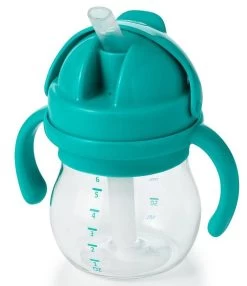OXO TOT Grow Straw Cup W Handles 6oz -Baby Product oxo tot grow straw cup removable handles 6oz 150ml teal