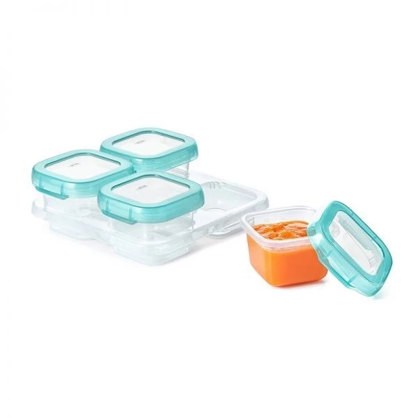 OXO Tot Baby Blocks Freezer Storage Container Set 4oz (4 Colours) 3 OXO Tot Baby Blocks Freezer Storage Container Set 4oz (4 Colours)