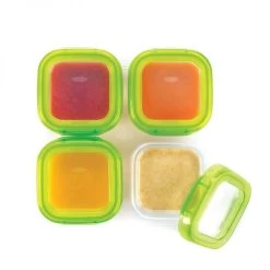 OXO Tot Baby Blocks Freezer Storage Container Set 4oz (4 Colours) 9 OXO Tot Baby Blocks Freezer Storage Container Set 4oz (4 Colours) -Baby Product oxo tot baby blocks freezer storage container 4oz green4 firstfewyears