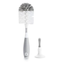 OXO TOT Bottle Brush W Detail Cleaner & Stand -Baby Product oxo tot bottle brush with stand grey 2