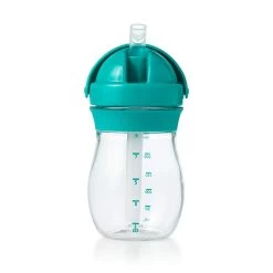 OXO TOT 9oz Grow Straw Cup (6 Colours) (8 Months+) -Baby Product oxo tot grow straw cup teal 1