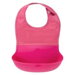 Oxo Tot Roll Up Bib (5 Colours) -Baby Product oxo tot roll up bib pink1 firstfewyears