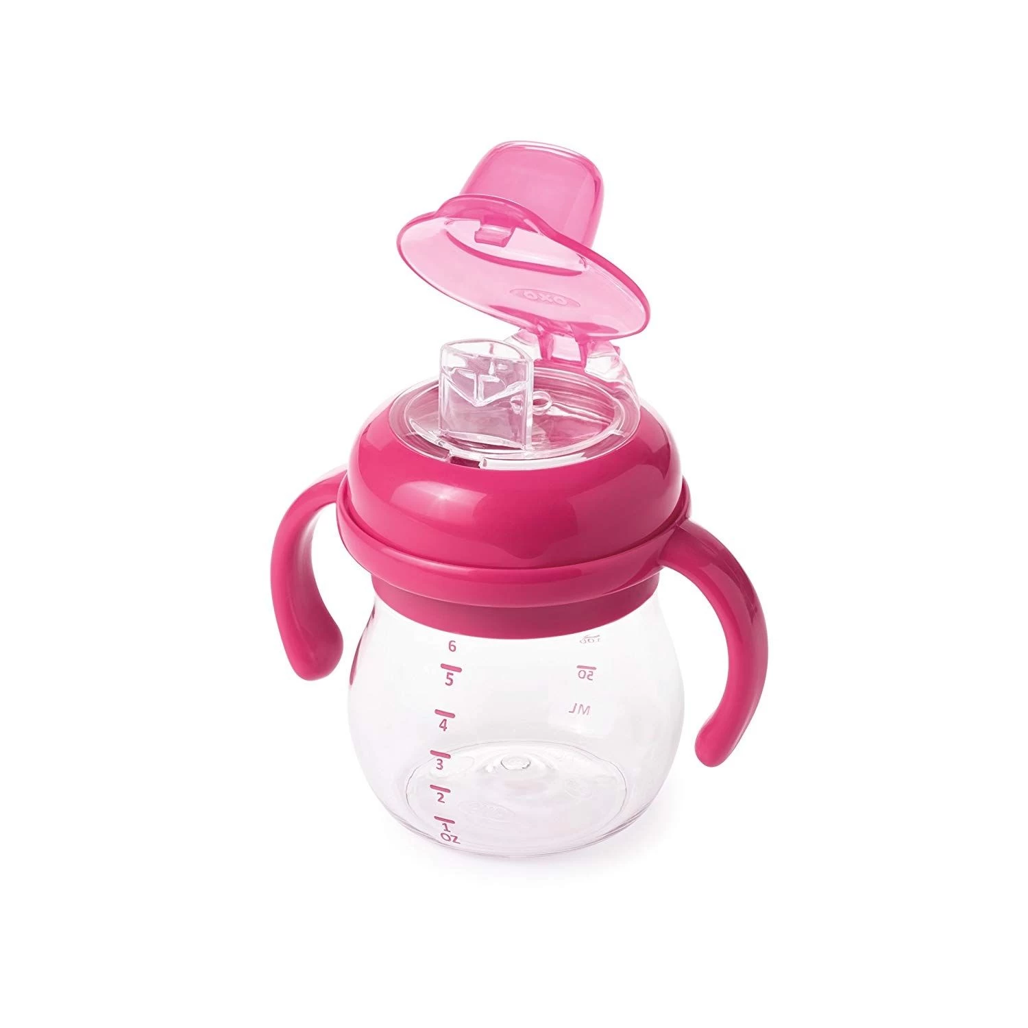 OXO TOT Grow Soft Spout Sippy Cup W/Removable Handles 6oz 5 OXO TOT Grow Soft Spout Sippy Cup W/Removable Handles 6oz - Image 3