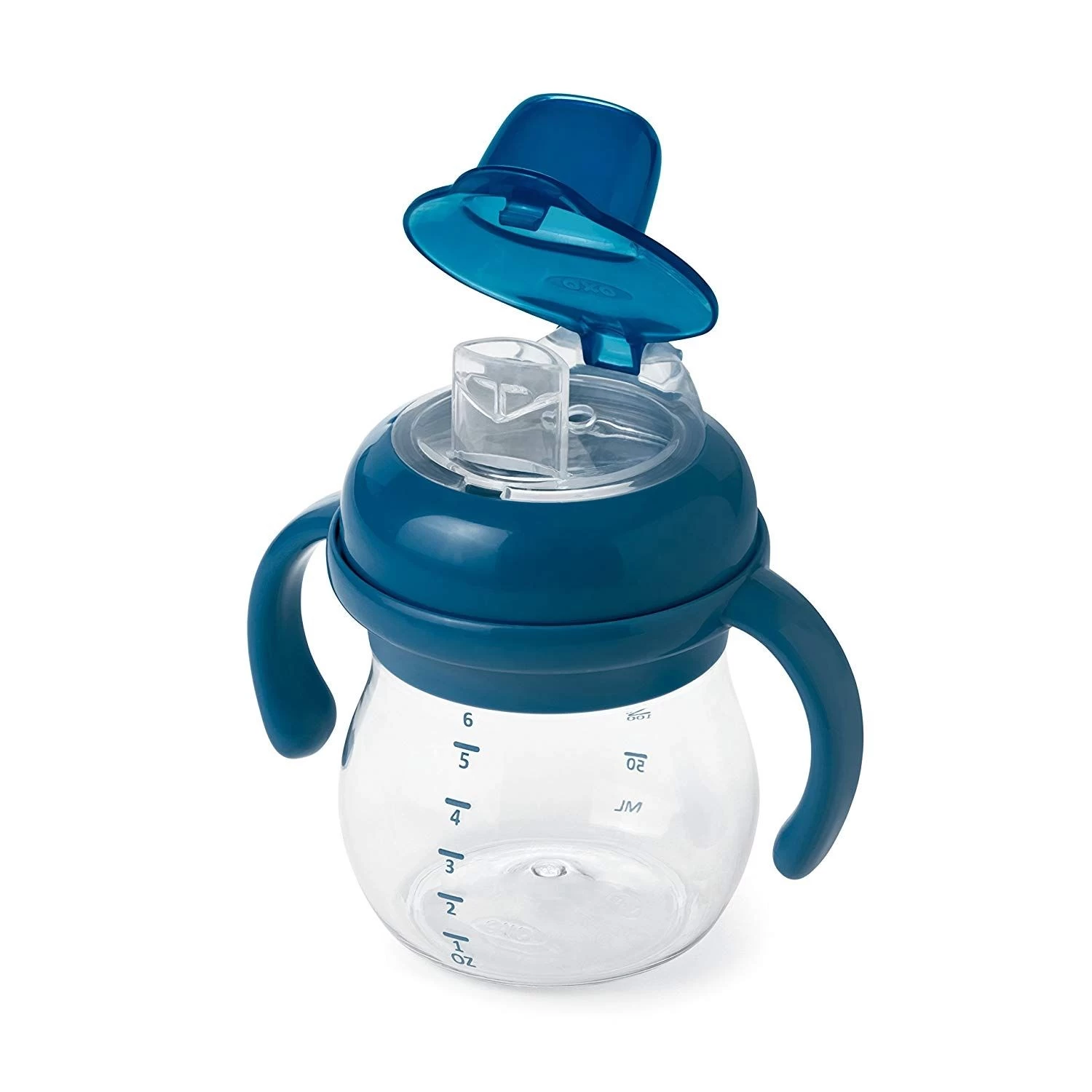 OXO TOT Grow Soft Spout Sippy Cup W/Removable Handles 6oz 4 OXO TOT Grow Soft Spout Sippy Cup W/Removable Handles 6oz - Image 2