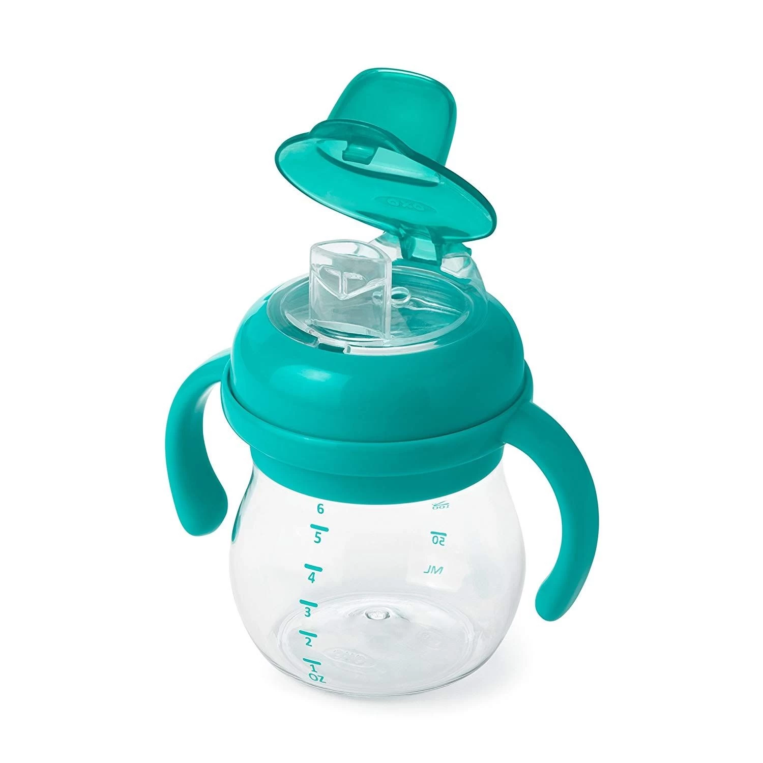 OXO TOT Grow Soft Spout Sippy Cup W/Removable Handles 6oz 3 OXO TOT Grow Soft Spout Sippy Cup W/Removable Handles 6oz