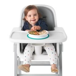 Oxo Tot Stick And Stay Suction Feeding Plate - Teal 6 Oxo Tot Stick And Stay Suction Feeding Plate - Teal -Baby Product oxo tot stick stay suction plate teal