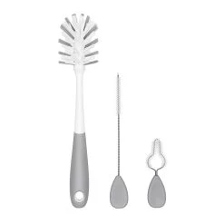OXO TOT Water Bottle & Straw Cup Cleaning Set - Grey 10 OXO TOT Water Bottle & Straw Cup Cleaning Set - Grey -Baby Product oxo tot water bottle straw cup cleaning set grey 2