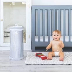Ubbi Diaper Pail (11 Colours) 26 Ubbi Diaper Pail (11 Colours) -Baby Product oy ub p 10029 ubbi diaper pail grey wood grain 2 web