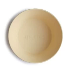 Mushie Dinner Round Bowl (3 Colors) 13 Mushie Dinner Round Bowl (3 Colors) -Baby Product paleddaffodil round bowl single edit