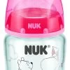 NUK Disney Baby 120ml Glass Bottle With Orthodontic Teat (0-6M) -Baby Product pch 120ml disney glass btl sil s1 m red