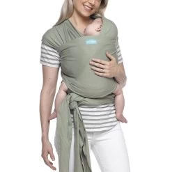 MOBY Wrap - Classic - 100% Cotton (8 Colours) -Baby Product pear front 2 1
