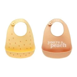 Pearhead Silicone Bib Set Of 2 (2 Designs) -Baby Product ph87121 main 1500x