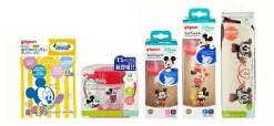 Pigeon Disney Feeding Gift Set (Mickey & Minnie) -Baby Product pigeon disney feeding gift set mickey minnie 3