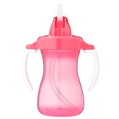 Pigeon Petite Straw Bottle (Pink) 3 Pigeon Petite Straw Bottle (Pink)