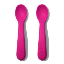 OXO TOT Silicone Spoon (3 Colours) -Baby Product pink spoon 1 1 1