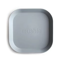 Mushie Dinnerware Plate Square Set Of 2 ( 3 Colours ) -Baby Product plate cloud new 1200x