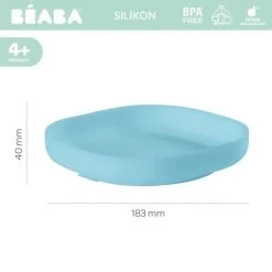 Beaba Silicone Suction Plate (2 Colours) -Baby Product pol pl beaba silikonowy talerzyk z przyssawka blue 14003 2