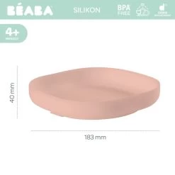 Beaba Silicone Suction Plate (2 Colours) -Baby Product pol pl beaba silikonowy talerzyk z przyssawka pink 21218 2