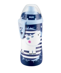 NUK Flexi Cup 300ml -Baby Product prod nuk flexi cup 300ml 18months flexi straw blue hippo 1