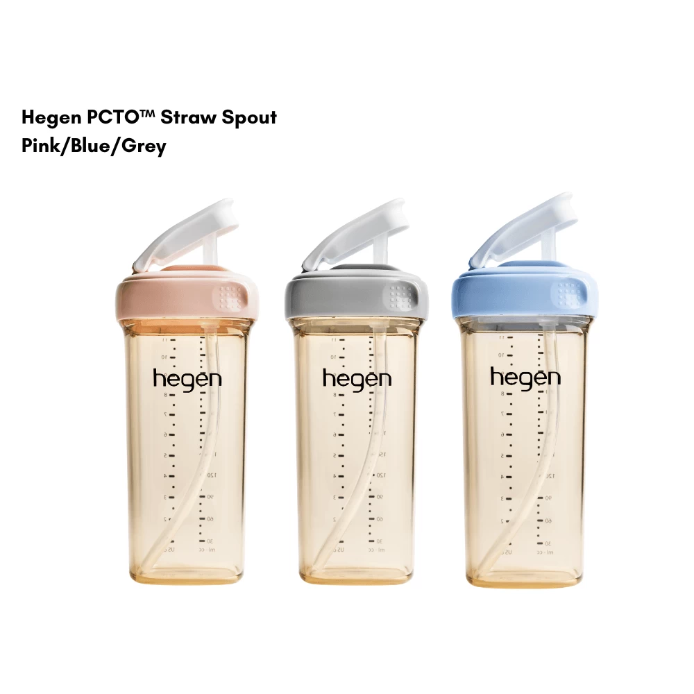 Hegen PCTO™ 330ml/11oz Straw Cup PPSU (3 Colors) - Straw Bottle From 9 Months And Above 3 Hegen PCTO™ 330ml/11oz Straw Cup PPSU (3 Colors) - Straw Bottle From 9 Months And Above