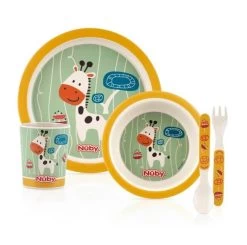 Nuby Printed Bamboo Feeding Set (4 Colours) 9 Nuby Printed Bamboo Feeding Set (4 Colours) -Baby Product screenshot 2020 10 22 121944