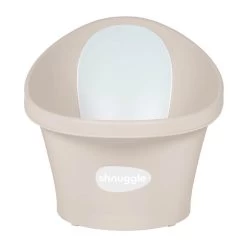 Shnuggle Bath Tub With Plug & Foam Backrest (5 Colors) -Baby Product shnuggle baby bath with plug taupe 1 63875.1626191450