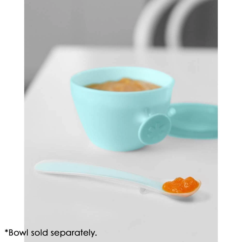 Skip Hop Easy-Feed Spoons (Pack Of 2) - Grey/Teal 5 Skip Hop Easy-Feed Spoons (Pack Of 2) - Grey/Teal - Image 3
