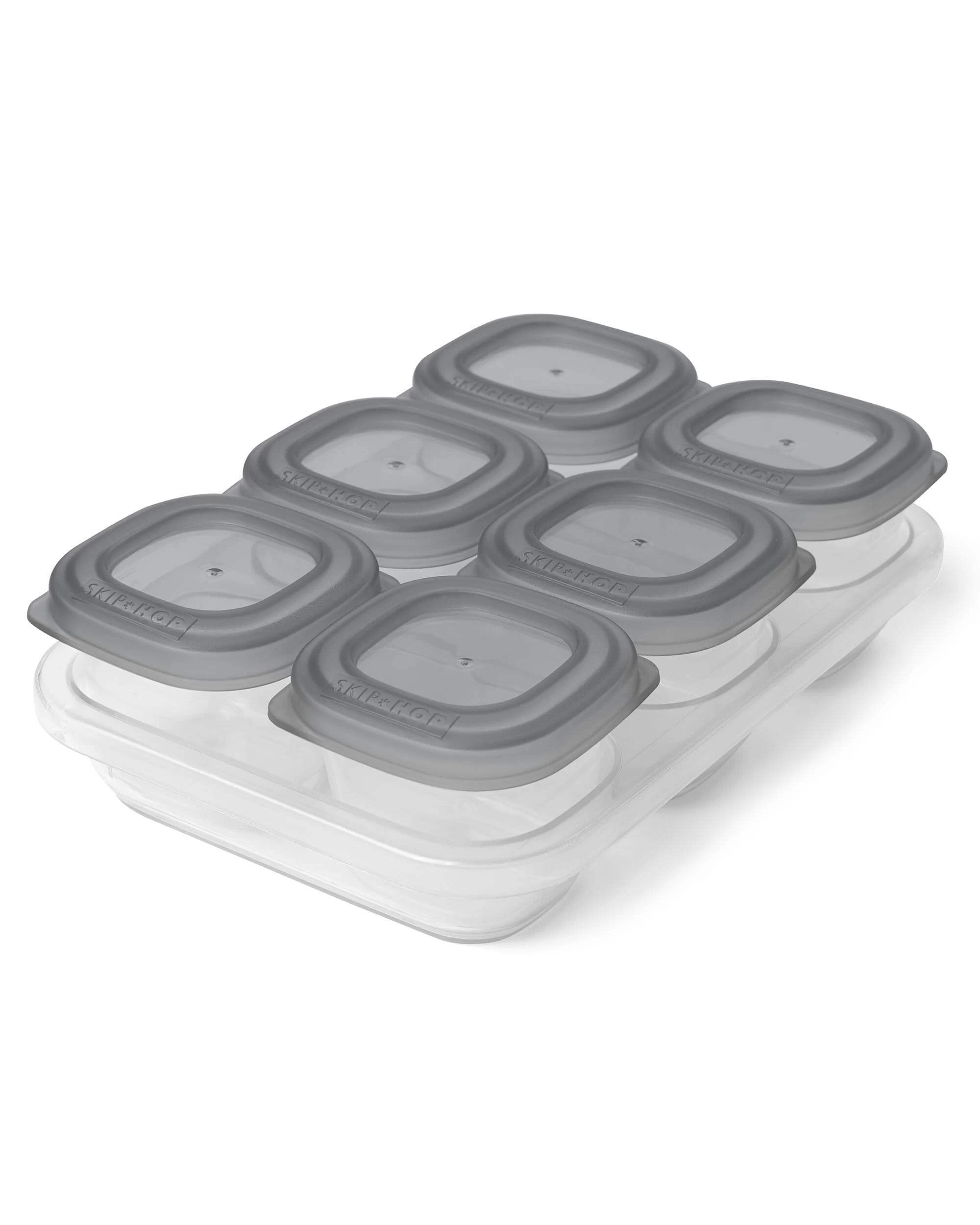 Skip Hop Easy-Store 2 Oz. Containers (Pack Of 6) - Grey 5 Skip Hop Easy-Store 2 Oz. Containers (Pack Of 6) - Grey - Image 3