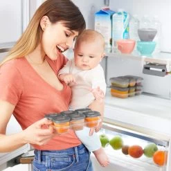 Skip Hop Easy-Store 2 Oz. Containers (Pack Of 6) - Grey 17 Skip Hop Easy-Store 2 Oz. Containers (Pack Of 6) - Grey -Baby Product skip hop easy store 2oz containers 1