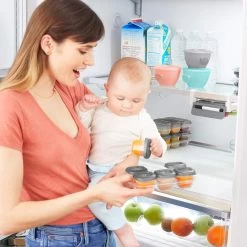 Skip Hop Easy-Store 2 Oz. Containers (Pack Of 6) - Grey 15 Skip Hop Easy-Store 2 Oz. Containers (Pack Of 6) - Grey -Baby Product skip hop easy store 2oz containers 2