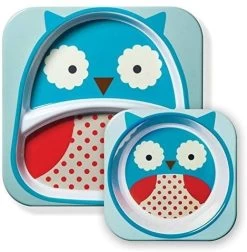 Skip Hop Melamine Plate & Bowl Set -Baby Product skip hop plate bowl set 1