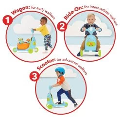 Skip Hop Zoo 3-In-1 Ride On Toy -Baby Product skip hop zoo 3 in 1 ride on toy