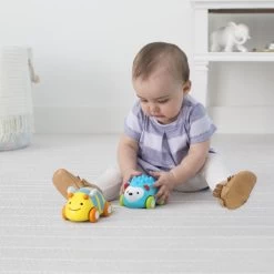 Skip Hop Explore & More Pull & Go Car 9 Skip Hop Explore & More Pull & Go Car -Baby Product skiphop explore more pull car toy bee2 1