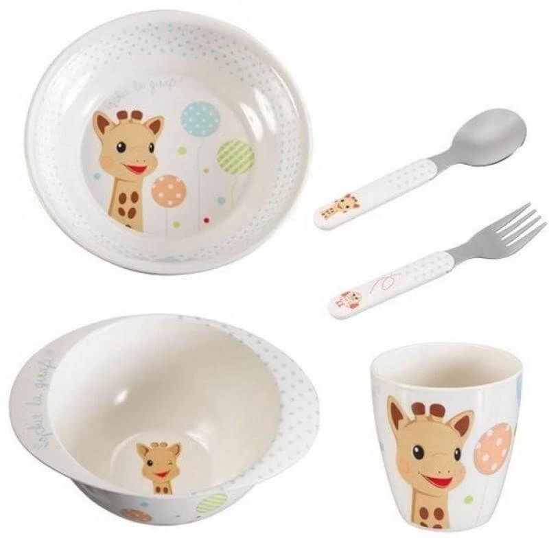 Sophie La Girafe Meal Time Set (2 Designs) 3 Sophie La Girafe Meal Time Set (2 Designs)
