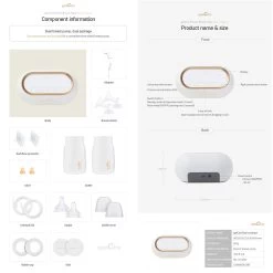 Spectra Dual Compact Portable Double Breast Pump -Baby Product spectra dual compact breastpump 8