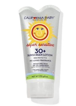 California Baby Sunscreen Lotion Super Sensitive SPF 30+ (6oz / 2.9oz / 1.8oz) Expiry : May 2023