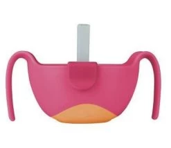 B.BOX Bowl And Straw (4 Colours) -Baby Product strawberryshake 1 1