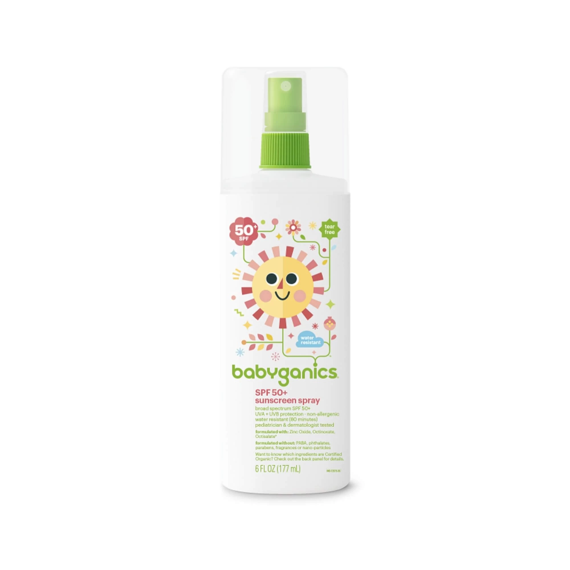 Babyganics Sunscreen Spray SPF 50+ 177ml 3 Babyganics Sunscreen Spray SPF 50+ 177ml