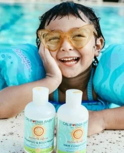 California Baby Hair Conditioner 8.5oz (Overtired & Cranky / Swimmer's Defense / Eucalyptus Ease) -Baby Product swimmer defense