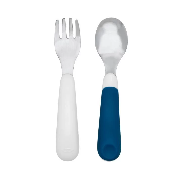 OXO TOT On-The-Go Fork And Spoon Set (3 Colours) 4 OXO TOT On-The-Go Fork And Spoon Set (3 Colours) - Image 2