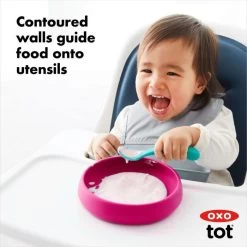 OXO TOT Silicone Plate (3 Colours) -Baby Product tot 61149700 8b 1