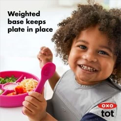 OXO TOT Silicone Divided Plate (3 Colours) -Baby Product tot 61150000 8 1 1