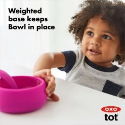 OXO TOT Silicone Bowl (3 Colours) -Baby Product tot 61150300 8a 1