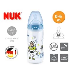 NUK Toy Story First Choice+ PP Bottle With Silicone Teat (0-6M) 300ml 8 NUK Toy Story First Choice+ PP Bottle With Silicone Teat (0-6M) 300ml -Baby Product toy story premium choice pp bottle 300ml blue