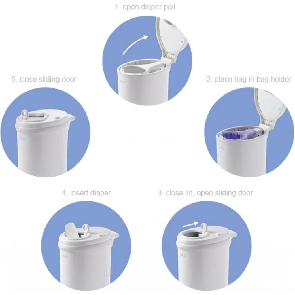 Ubbi Diaper Pail (11 Colours) 5 Ubbi Diaper Pail (11 Colours) - Image 3